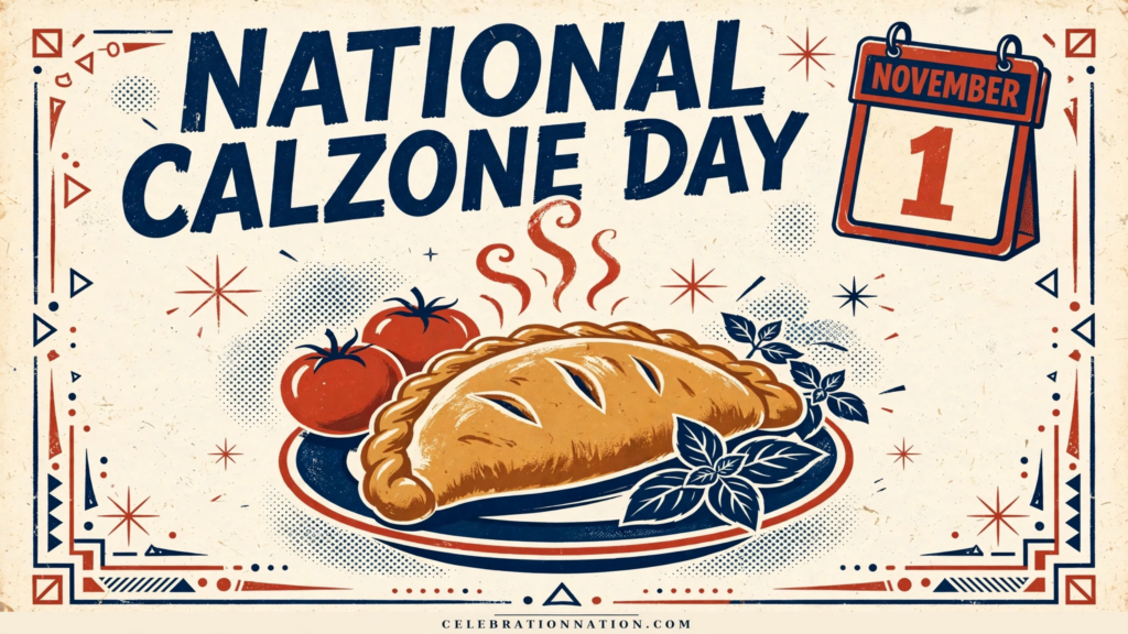 National Calzone Day poster