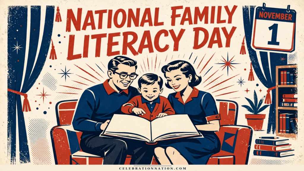 National Family Literacy Day poster