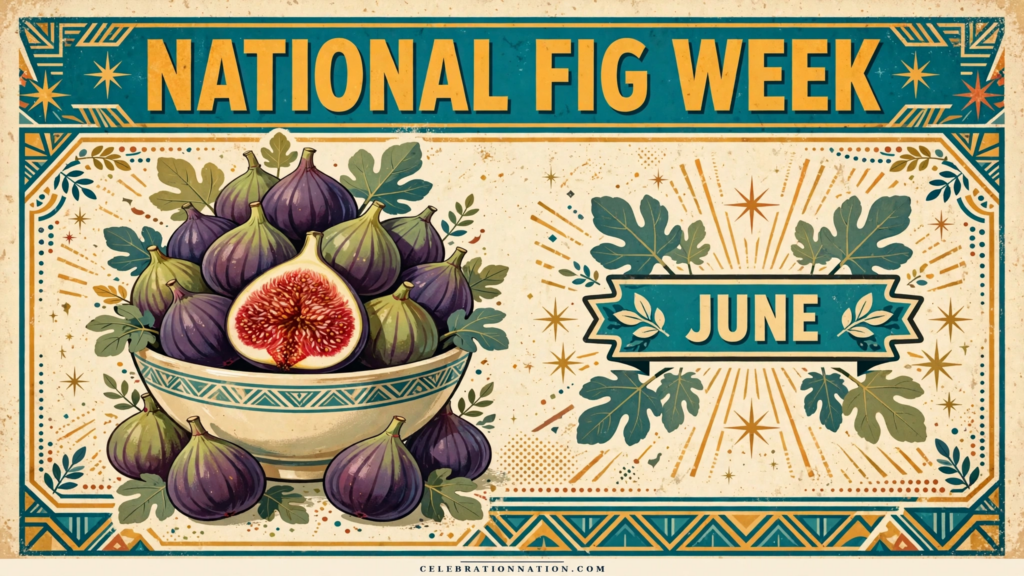 National Fig Week poster