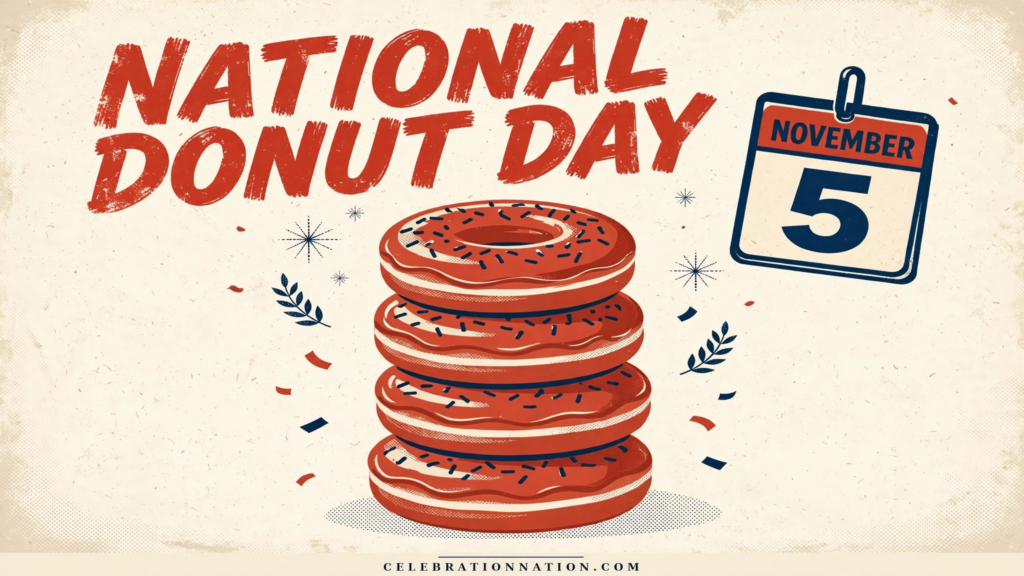 National Donut Day poster