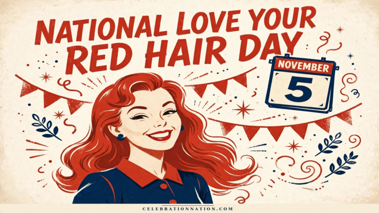 National Love Your Red Hair Day poster