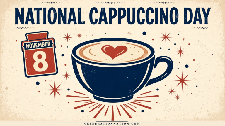 National Cappuccino Day poster