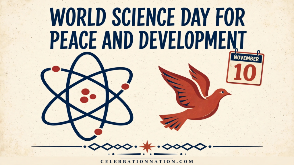 World Science Day for Peace and Development poster