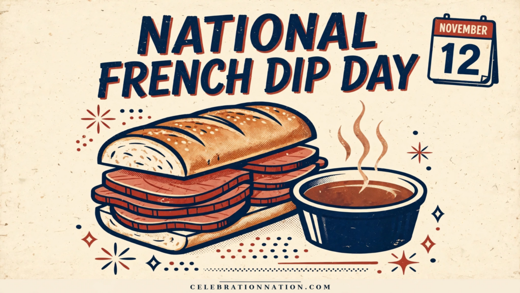 National French Dip Day poster