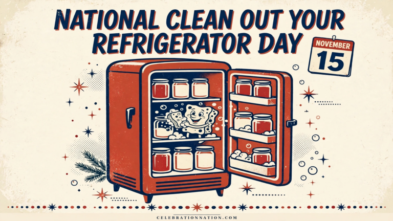 National Clean Out Your Refrigerator Day poster