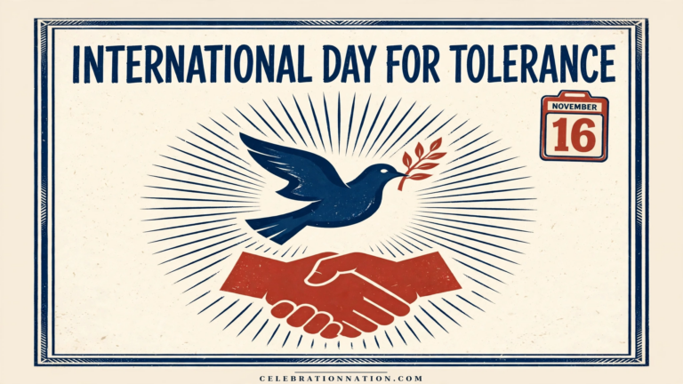 International Day for Tolerance poster