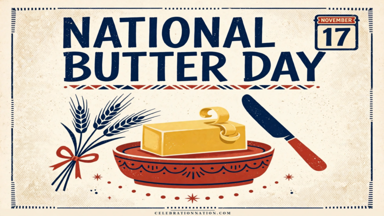 National Butter Day poster