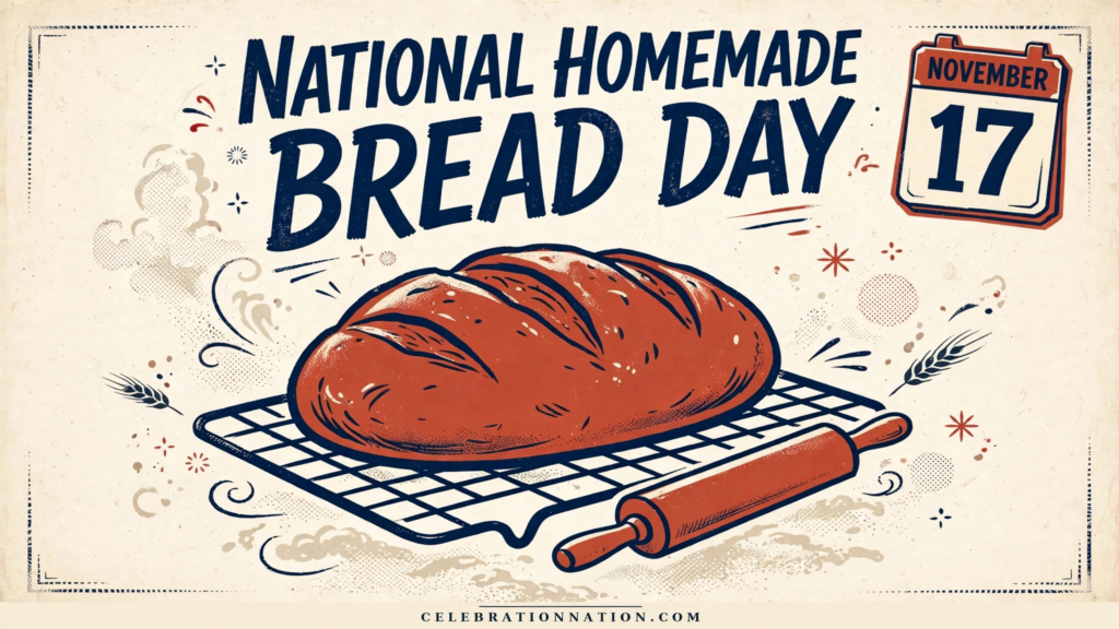 National Homemade Bread Day poster