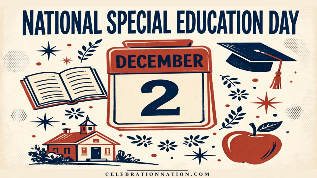 National Special Education Day poster