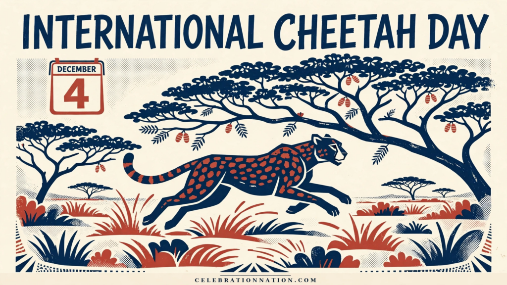 International Cheetah Day poster