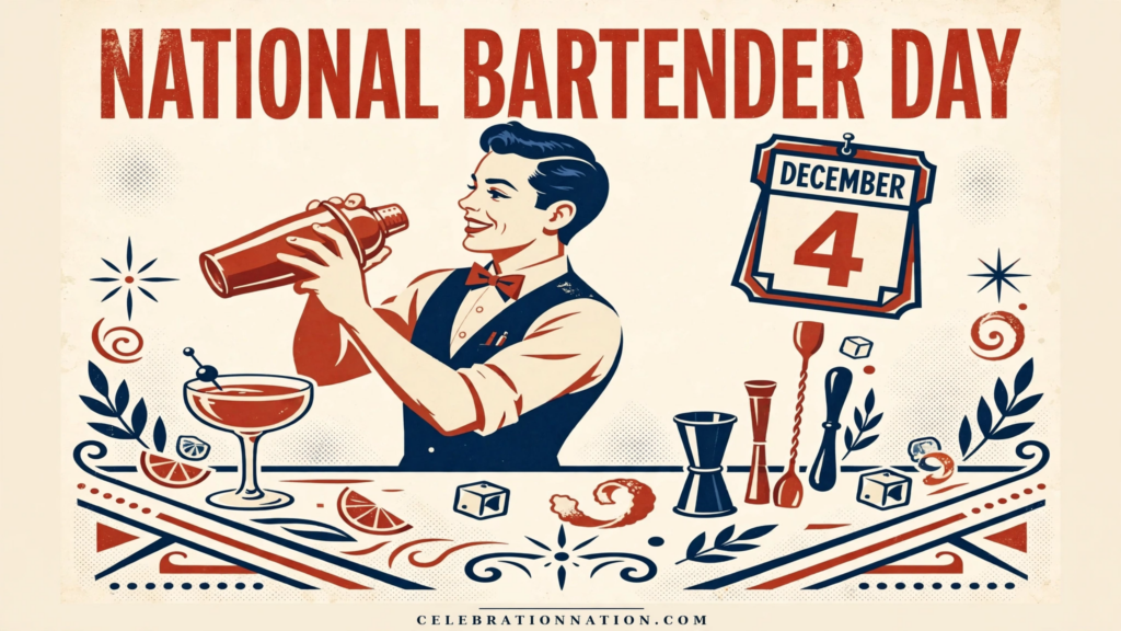 National Bartender Day poster