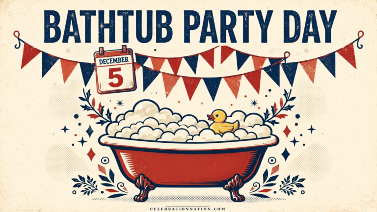 Bathtub Party Day poster