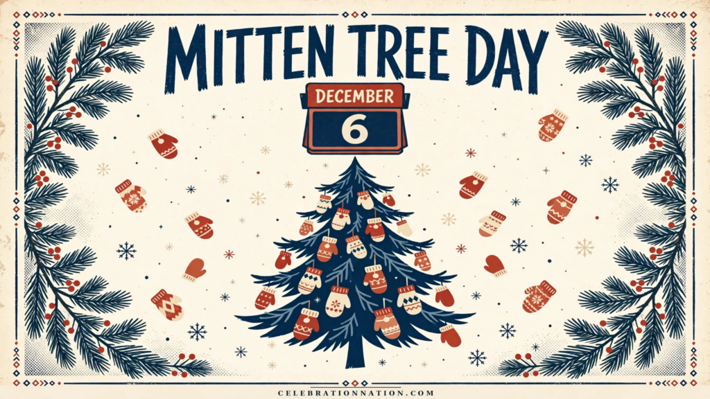 Mitten Tree Day poster