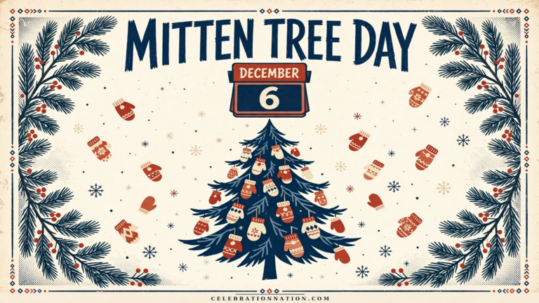 Mitten Tree Day poster