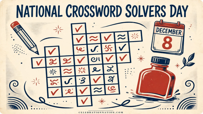 National Crossword Solvers Day poster