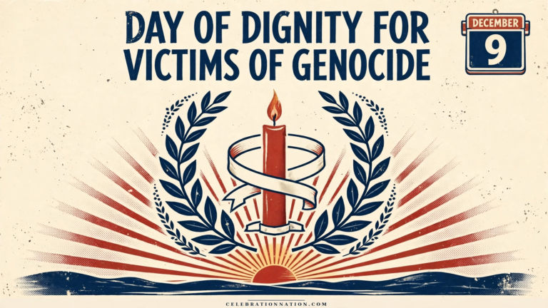 Day of Dignity for Victims of Genocide poster