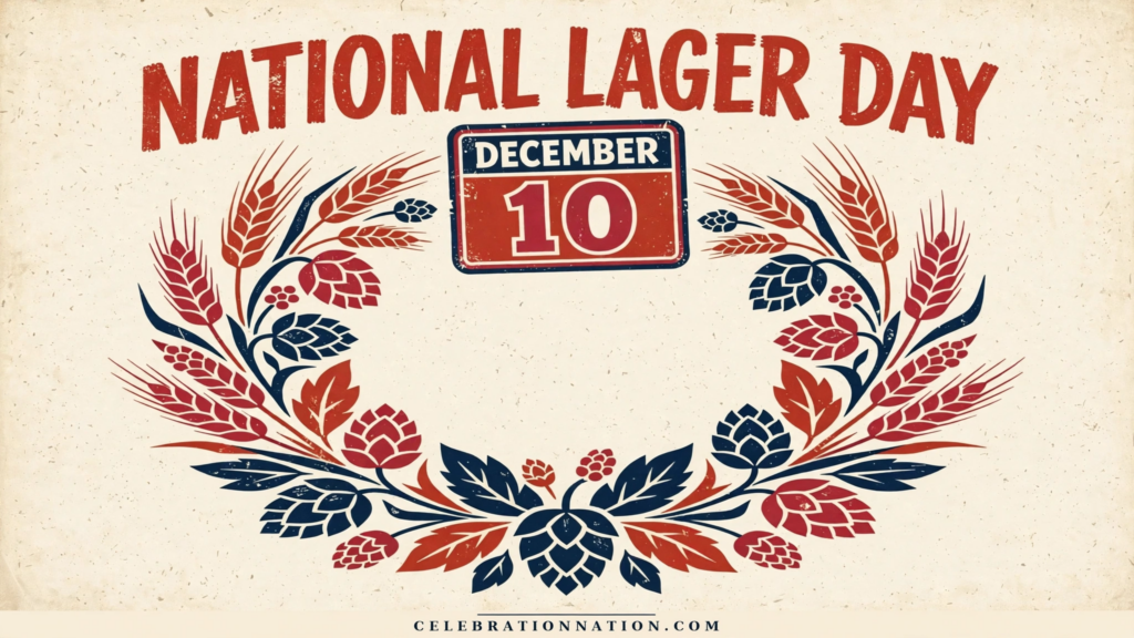 National Lager Day poster