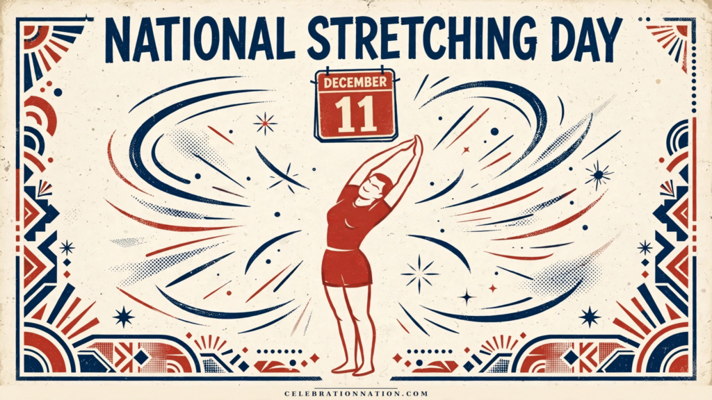 National Stretching Day poster