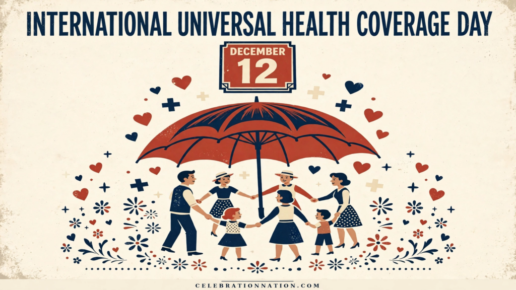 International Universal Health Coverage Day poster