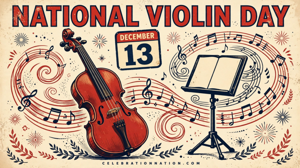 National Violin Day poster