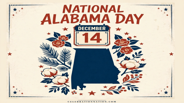 National Alabama Day poster