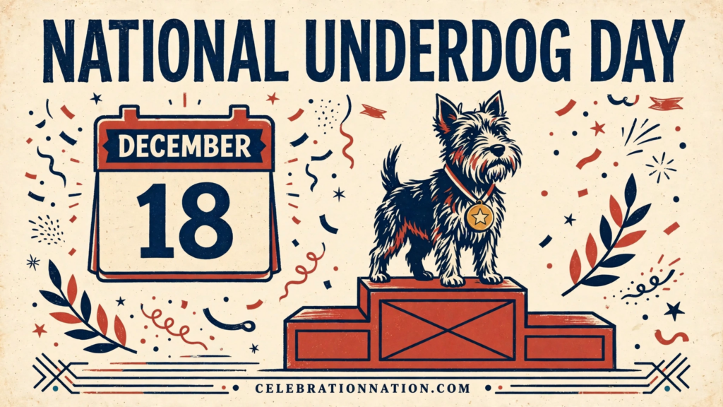 National Underdog Day poster