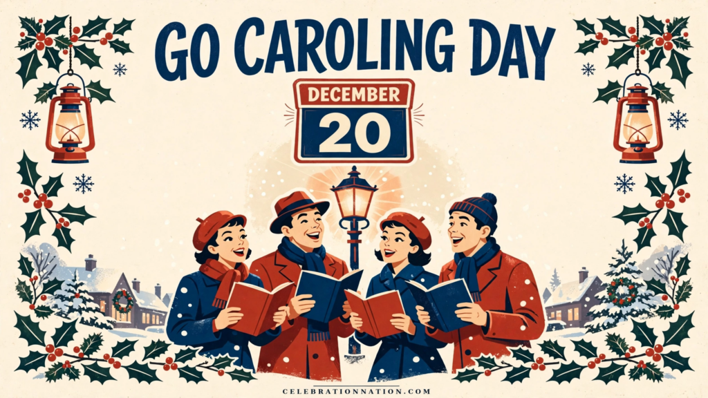 Go Caroling Day poster