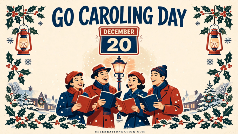Go Caroling Day poster