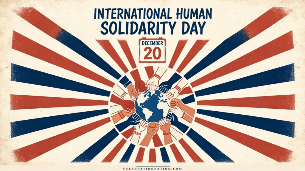 International Human Solidarity Day poster