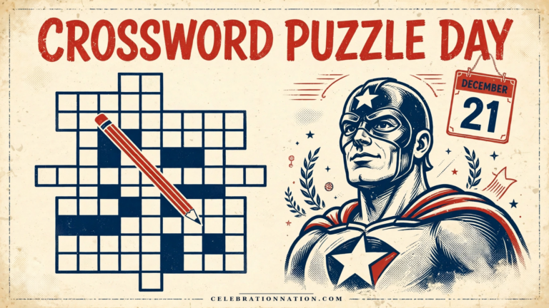 Crossword Puzzle Day poster