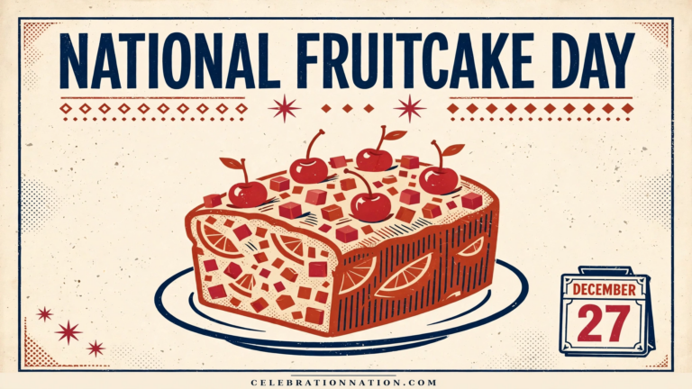 National Fruitcake Day poster