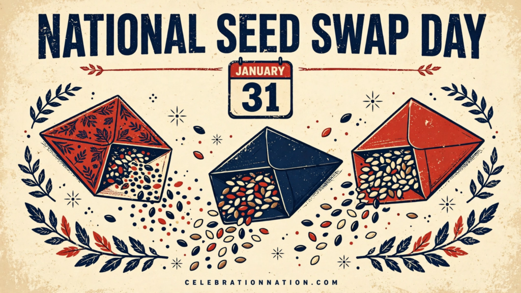 National Seed Swap Day poster
