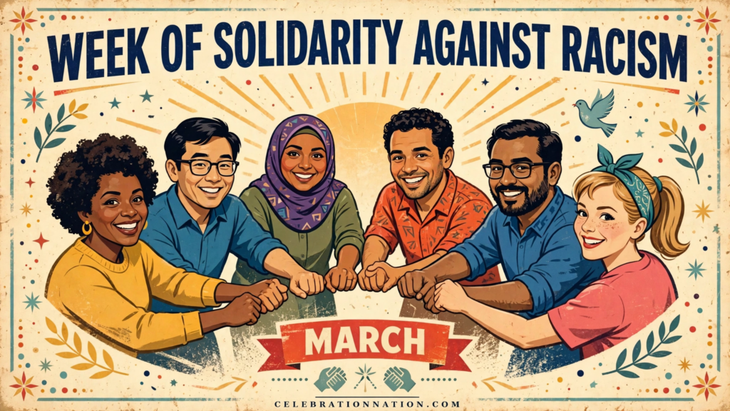 Week of Solidarity Against Racism poster