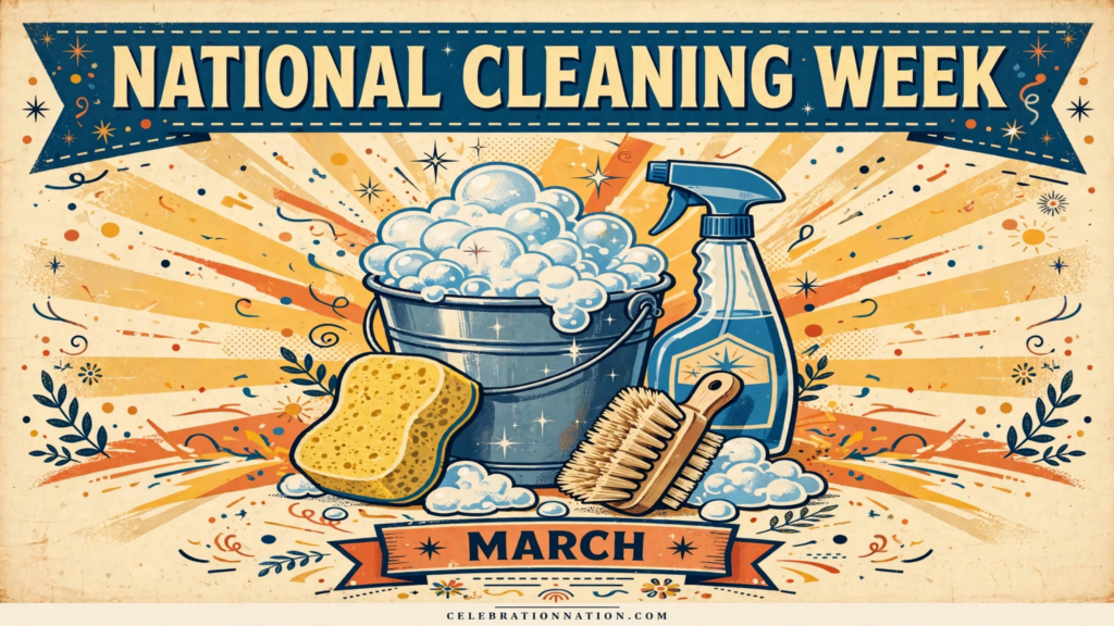 National Cleaning Week poster