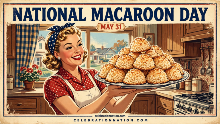 National Macaroon Day poster
