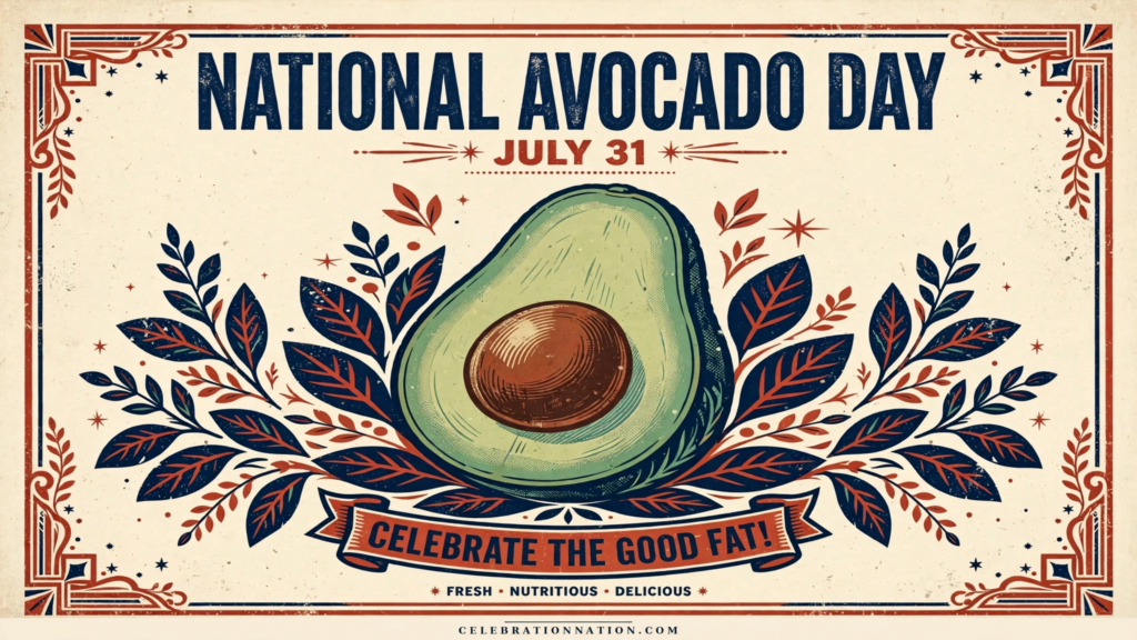 National Avocado Day poster