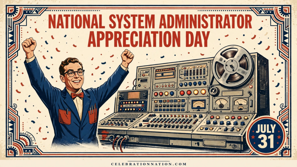 National System Administrator Appreciation Day poster