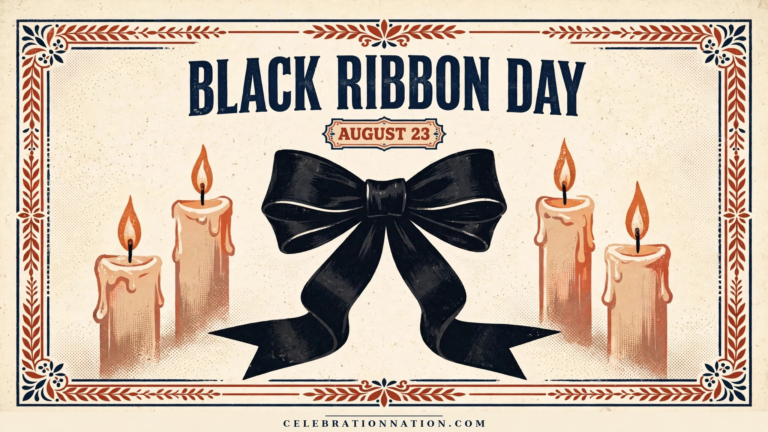 Black Ribbon Day poster
