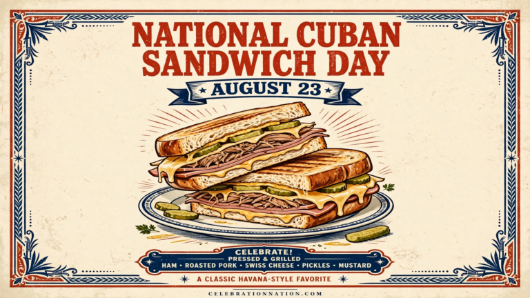 National Cuban Sandwich Day poster