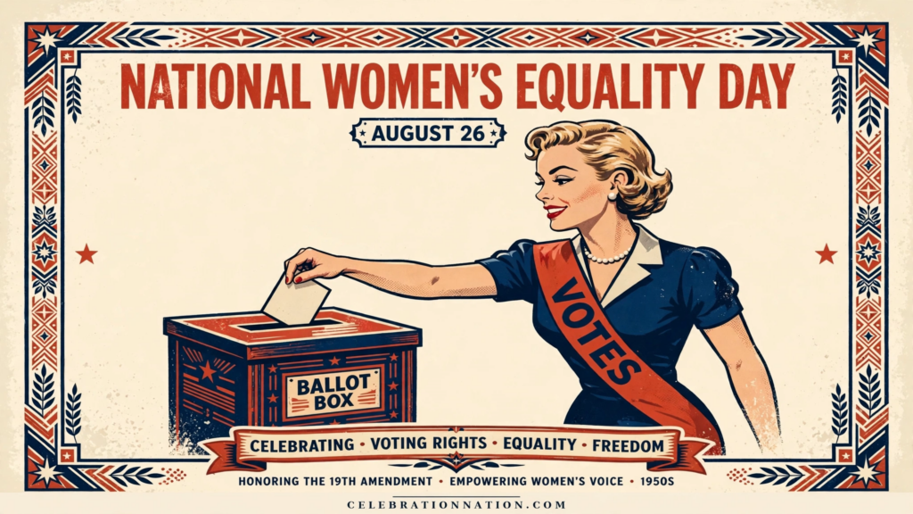 National Women’s Equality Day poster