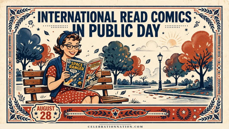 International Read Comics in Public Day poster
