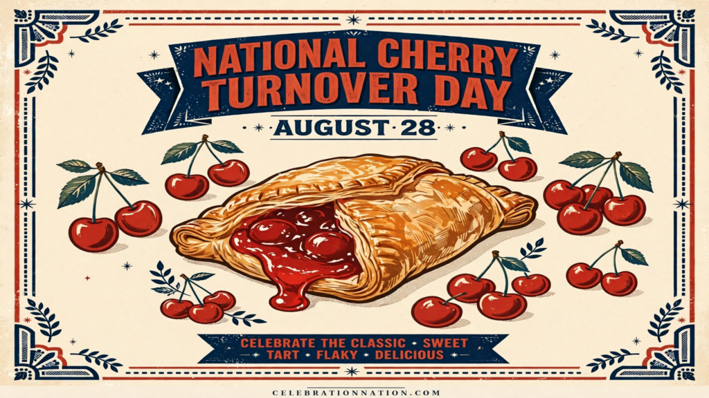 National Cherry Turnover Day poster