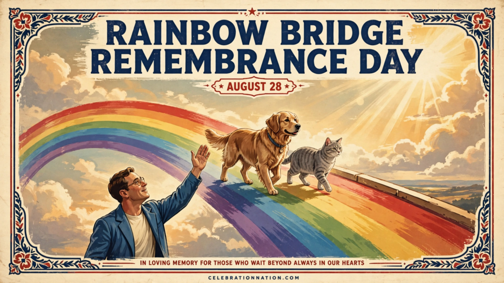 Rainbow Bridge Remembrance Day poster