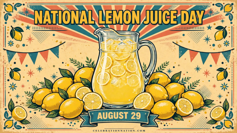 National Lemon Juice Day poster
