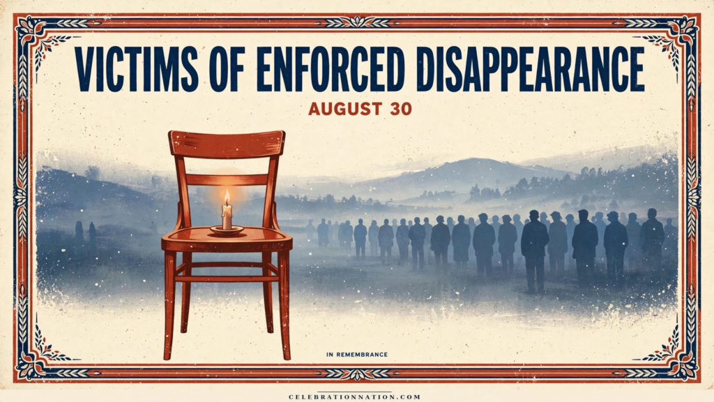Victims of Enforced Disappearance poster