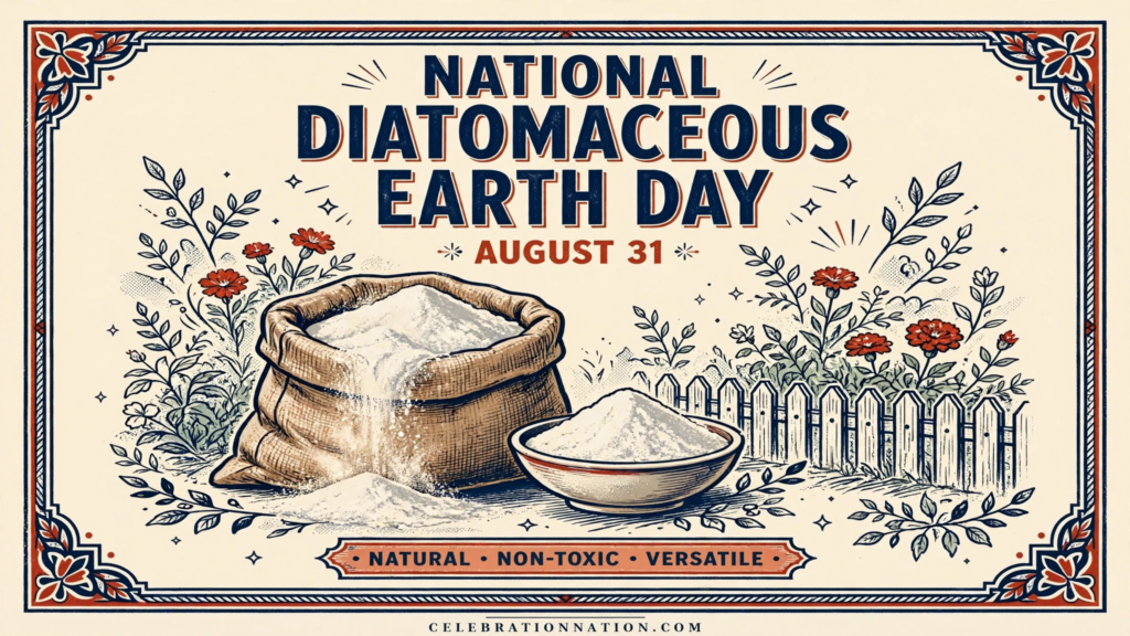 National Diatomaceous Earth Day poster