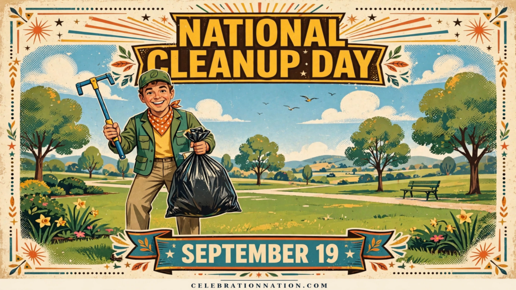 National Cleanup Day poster
