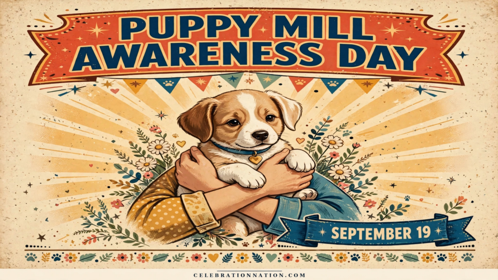 Puppy Mill Awareness Day poster