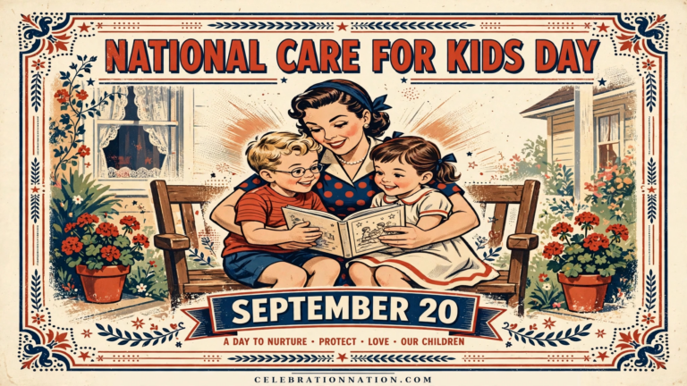 National Care for Kids Day poster