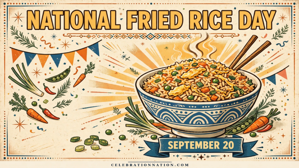 National Fried Rice Day poster